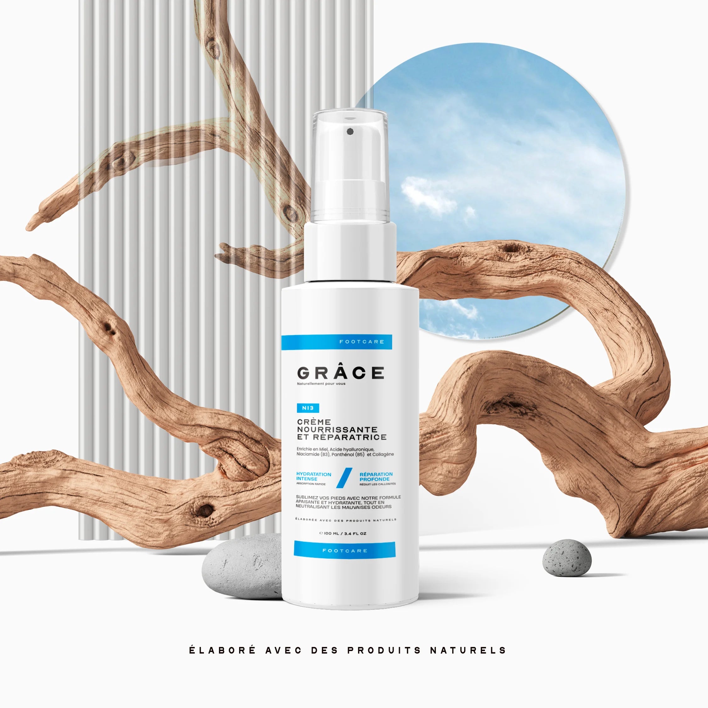 Crème pour les pieds Nourrissante et Réparatrice