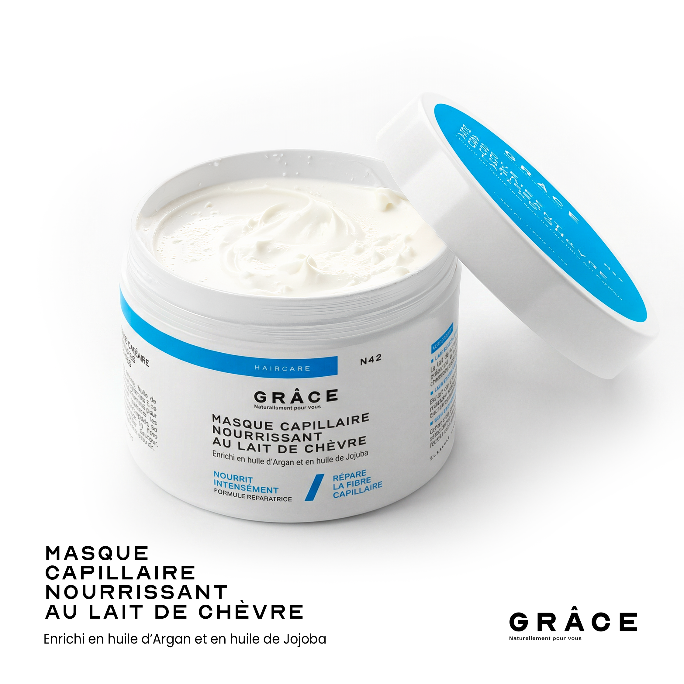 Duo Masque et Shampoing au lait de chèvre