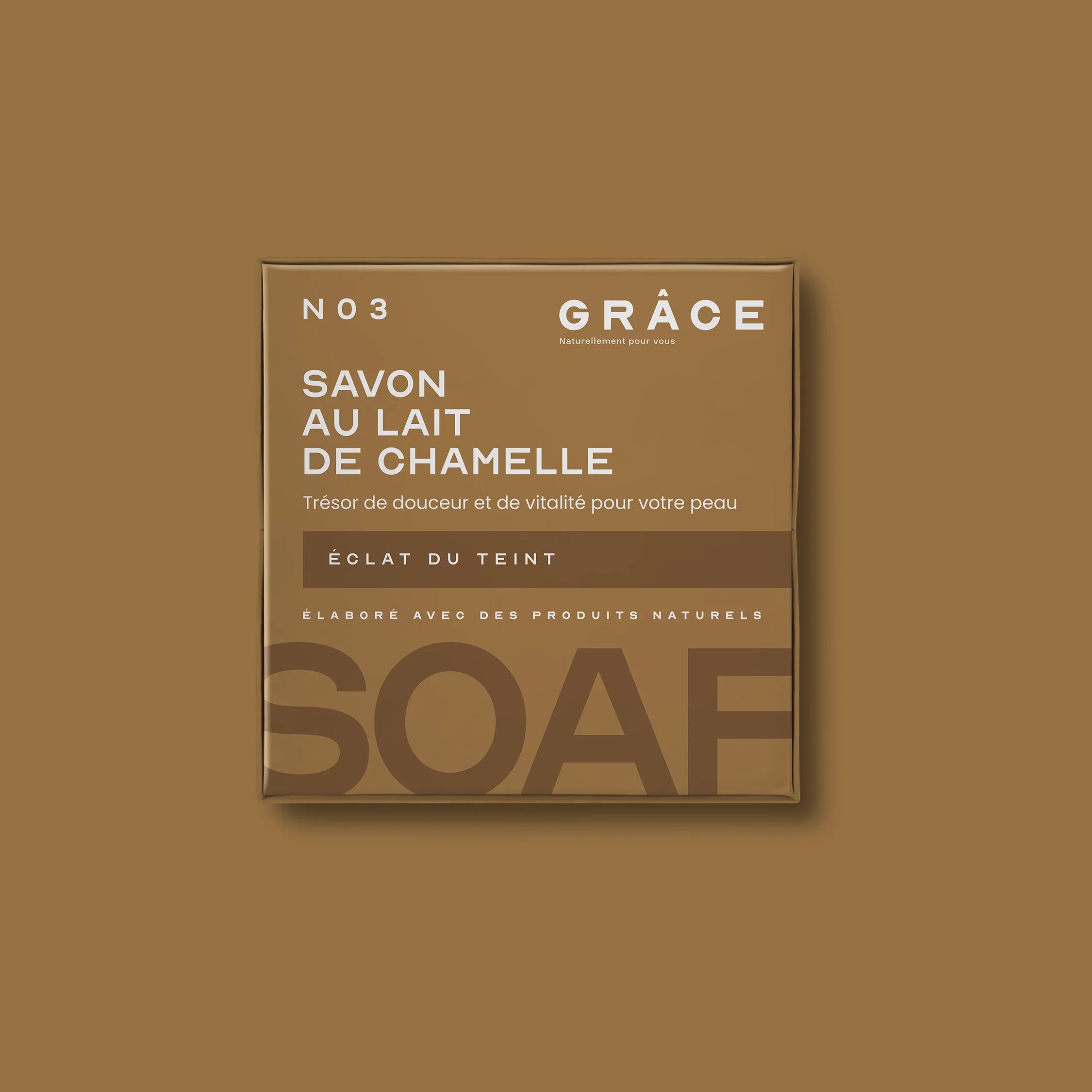 Savon au lait de chamelle