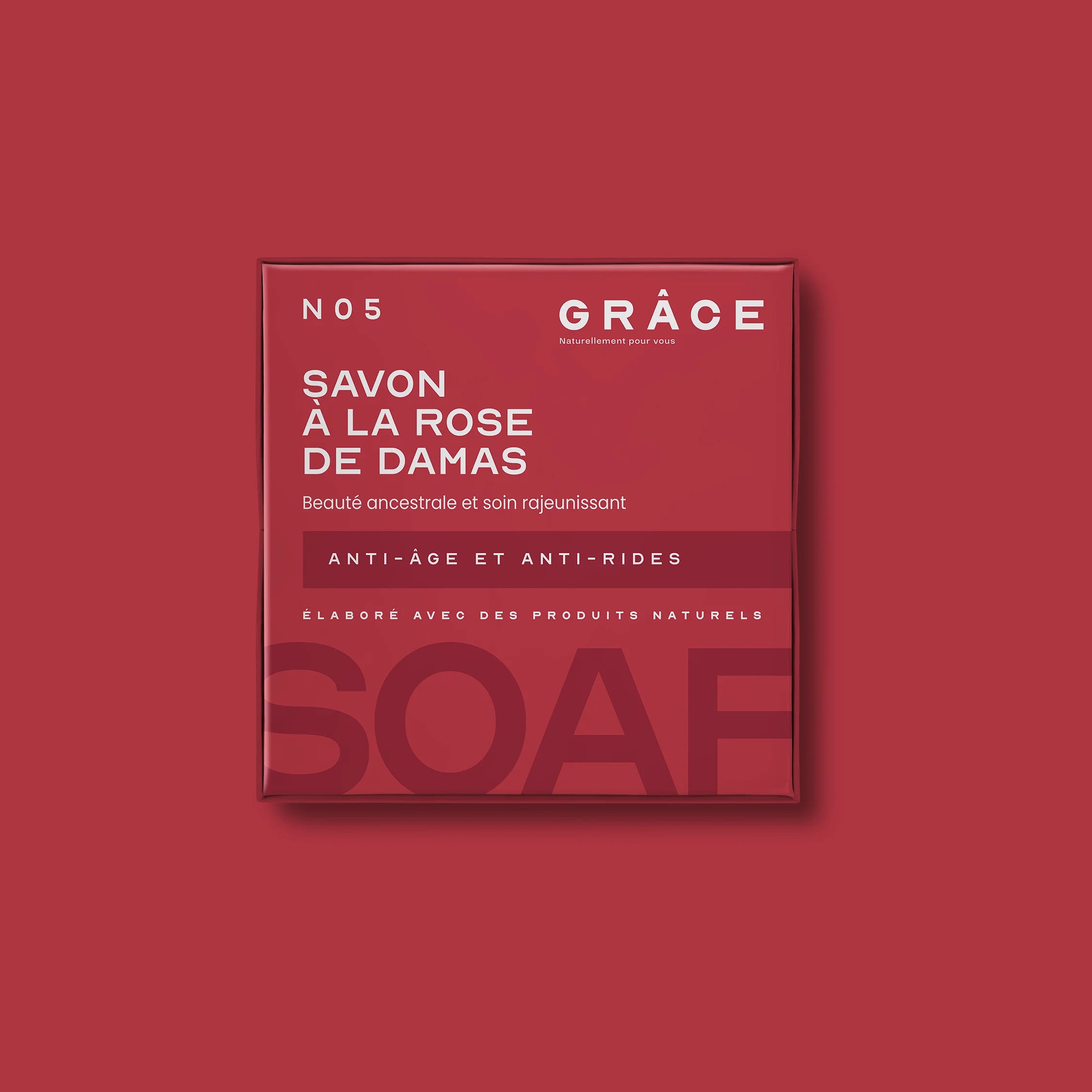 Savon à la rose de damas