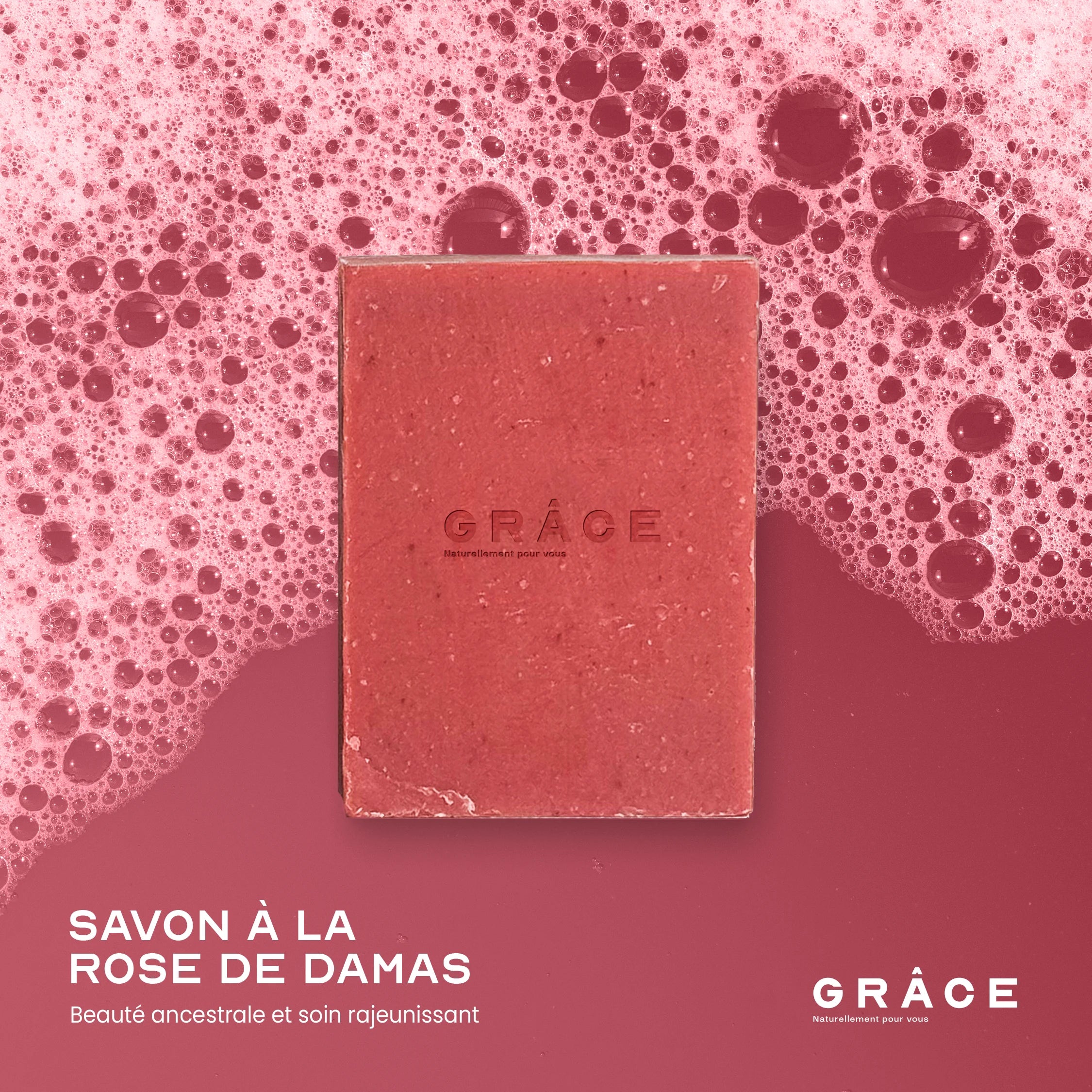 Savon à la rose de damas