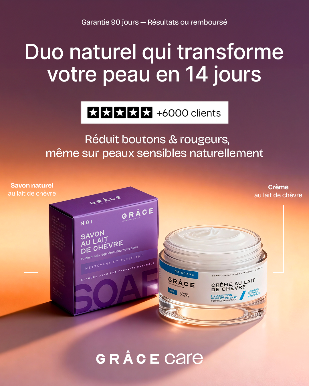 Savon + Crème - Au Lait de Chèvre