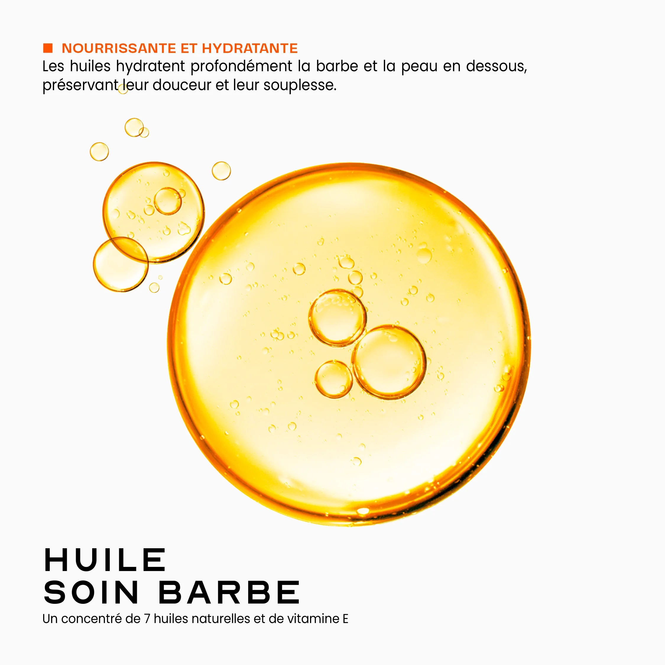 Huile soin barbe mangue