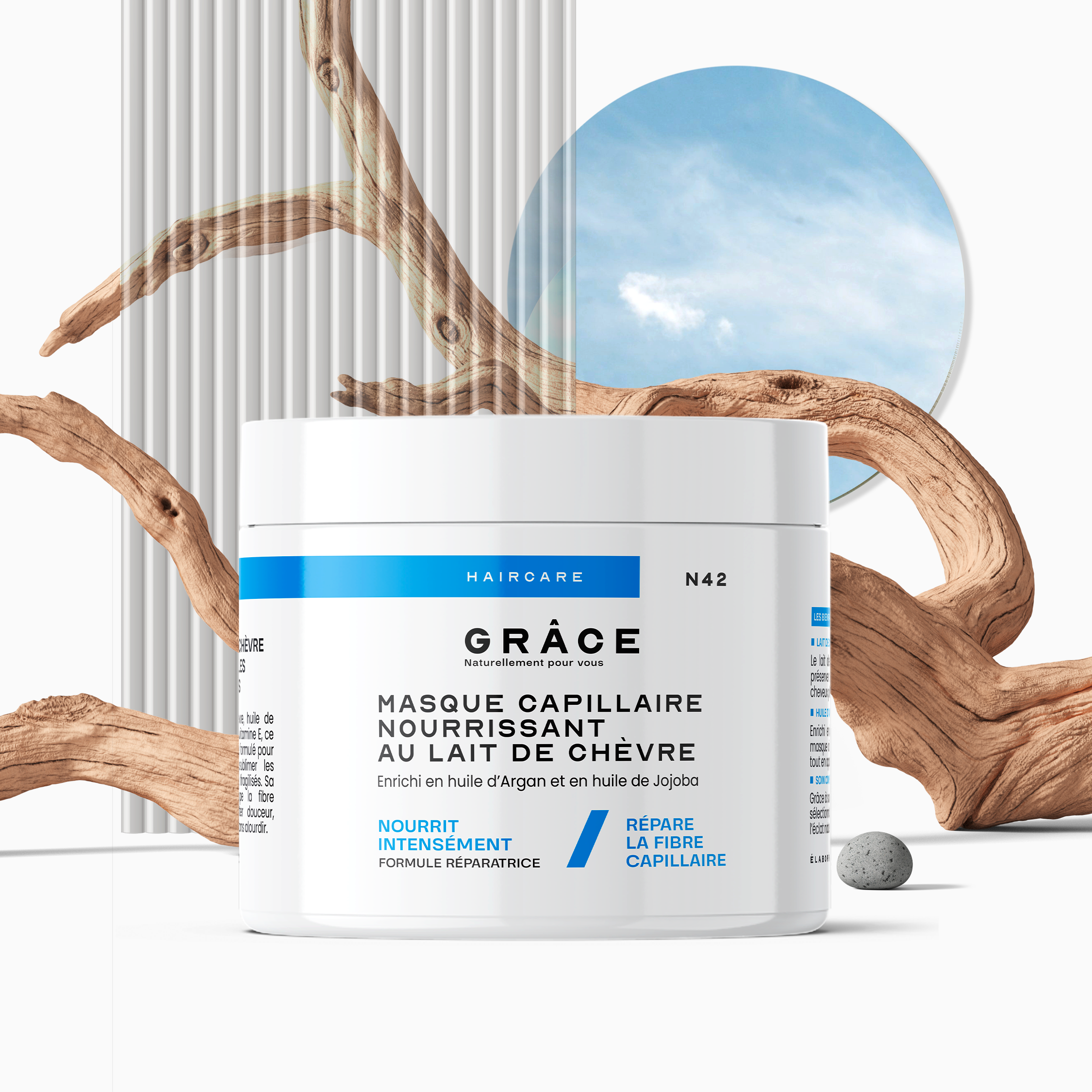 Masque Capillaire Nourrissant au Lait de Chèvre