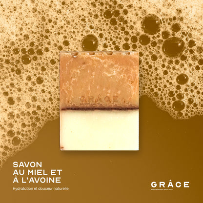 Savon au miel et à l'avoine