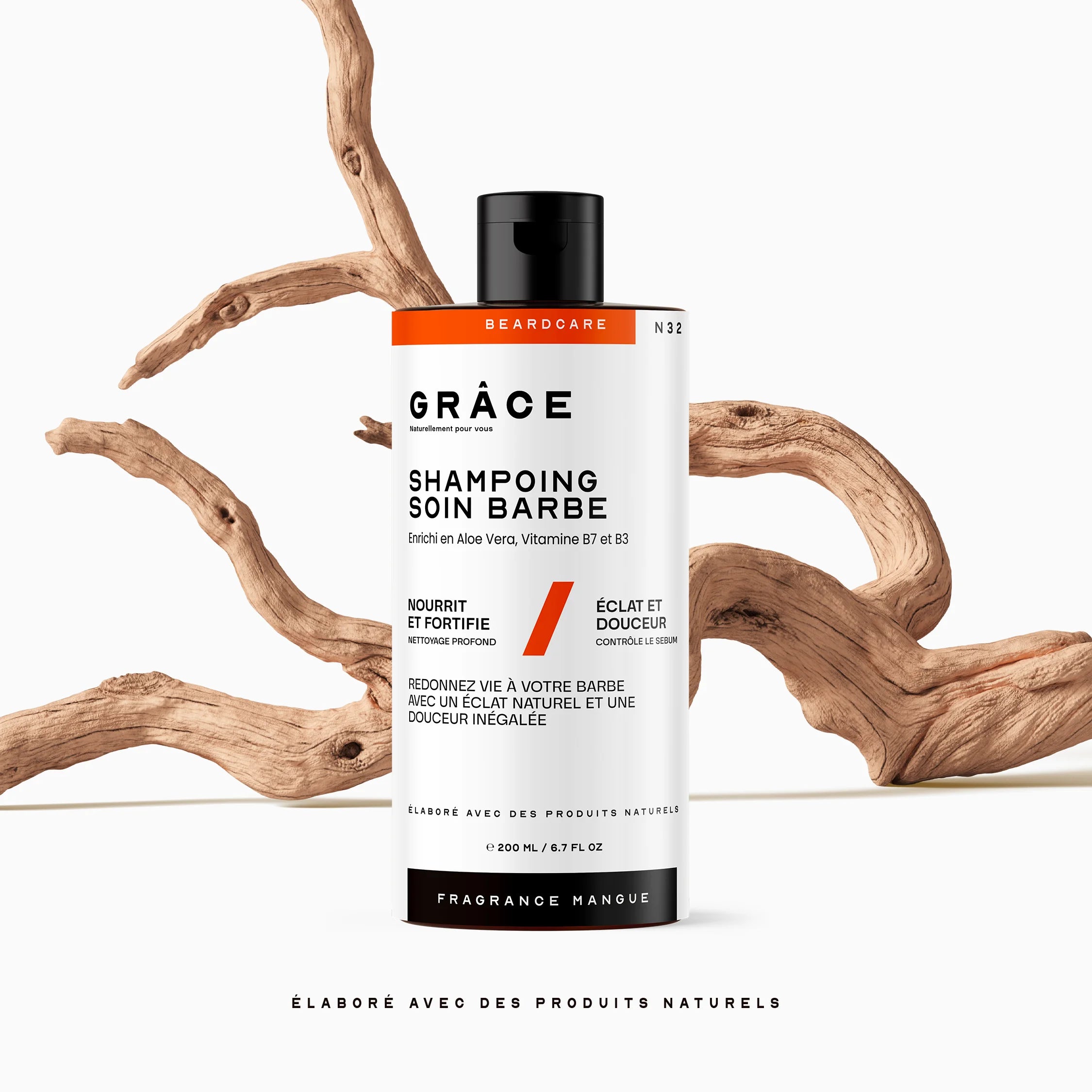 Shampoing soin à barbe mangue