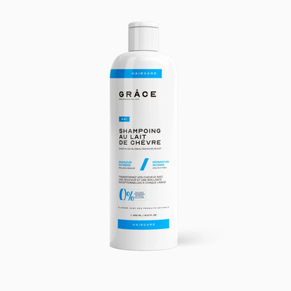 Shampoing au lait de chèvre de la routine complète