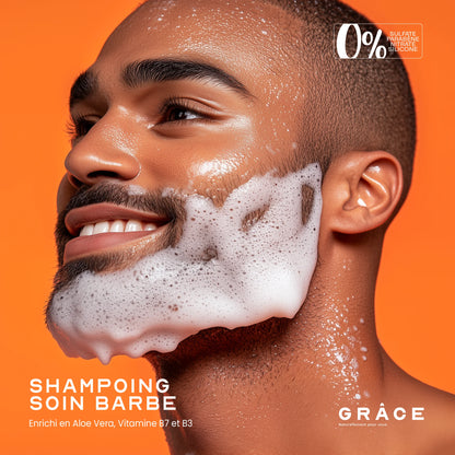 Shampoing soin à barbe fraise