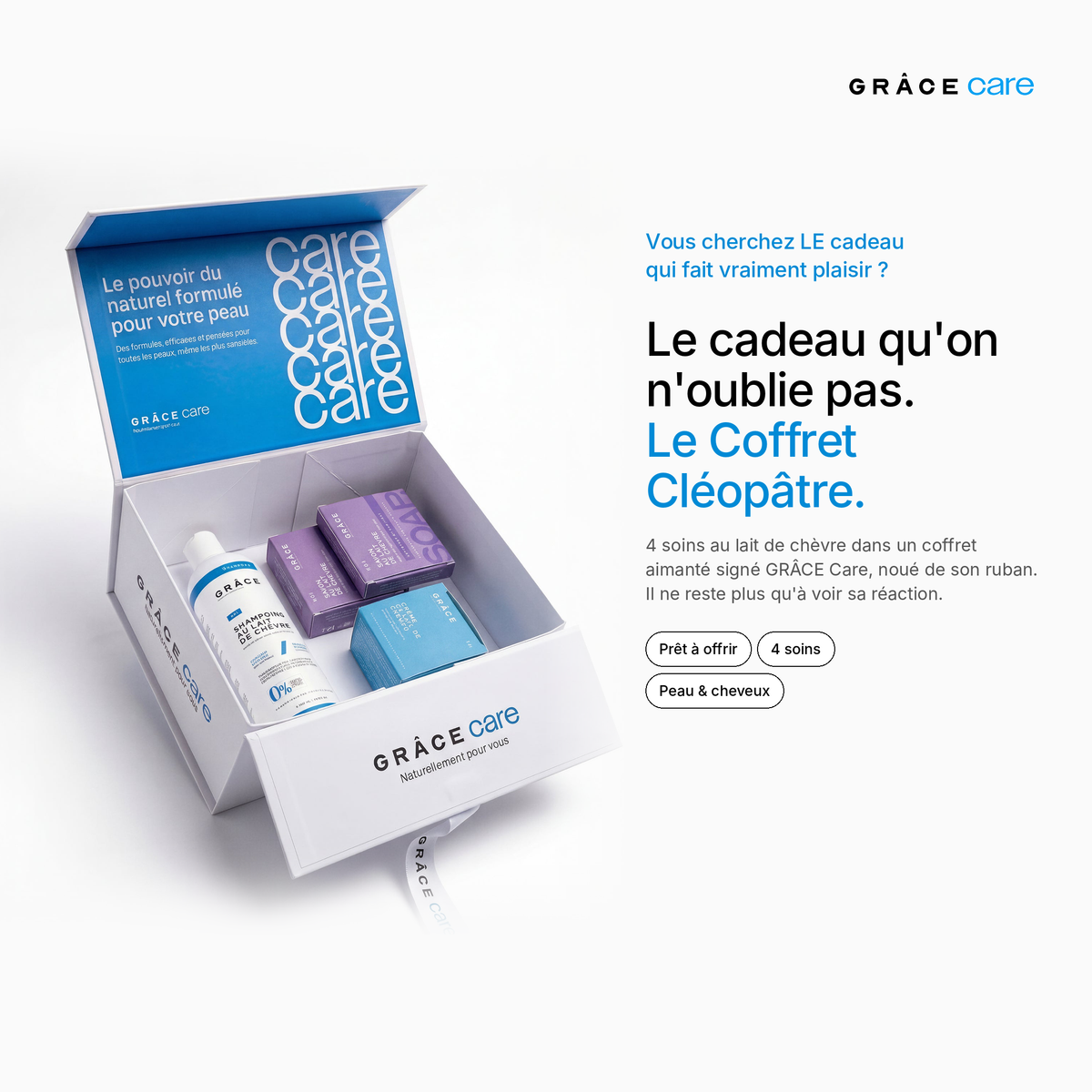 Coffret Cléopâtre GRÂCE Care : la promesse